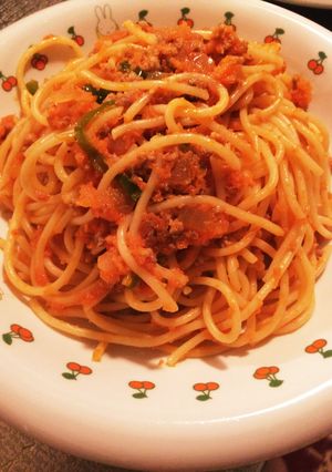 ミート炒めパスタ-レシピのメイン写真