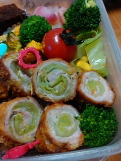 お弁当に★ポークキャベツマヨロールフライ-レシピのメイン写真