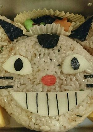 ネコバス弁当-レシピのメイン写真