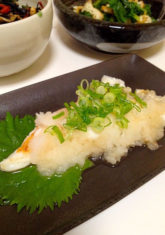 フライパンと白だしde鱈の京風みぞれ焼き-レシピのメイン写真