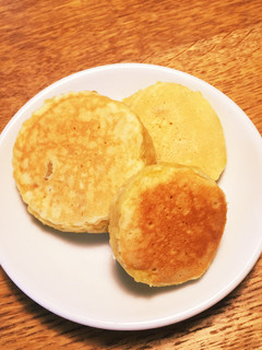 離乳食にも*ぱくぱくパンケーキ♪卵半分!-レシピのメイン写真