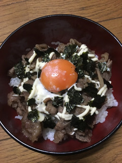 牛てりマヨ丼-レシピのメイン写真
