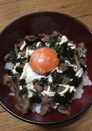 牛てりマヨ丼-レシピのメイン写真