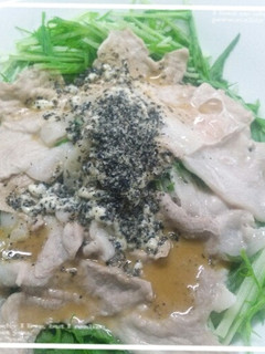 5分で出来る♪激旨♪簡単♪水菜の豚肉蒸し-レシピのメイン写真