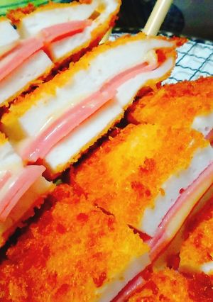 はんぺんのハムチーズサンドフライ-レシピのメイン写真
