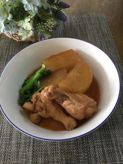 大根と手羽元の煮物♪-レシピのメイン写真