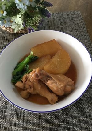 大根と手羽元の煮物♪-レシピのメイン写真