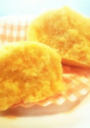 ふんわりカボチャ蒸しパン☆離乳食後期~-レシピのメイン写真