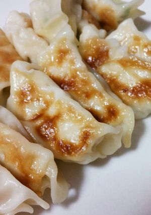 やわらか～い✨枝豆&チーズの豆腐餃子✨-レシピのメイン写真