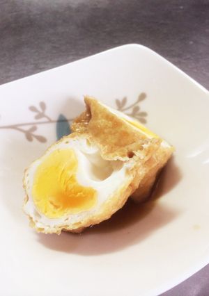 煮汁少しで☆ミルクパンで油揚げの袋煮-レシピのメイン写真