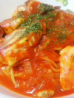 アクアパッツァ風トマトパスタ-レシピのメイン写真