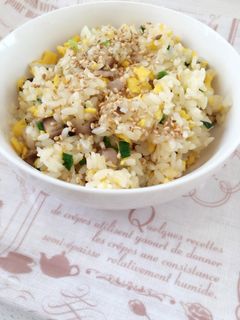 豚バラと椎茸のチャーハン-レシピのメイン写真