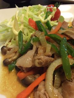 豚バラの野菜いっぱい生姜焼き-レシピのメイン写真