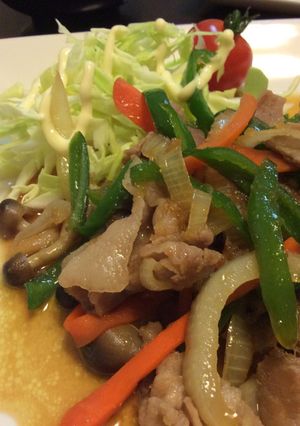 豚バラの野菜いっぱい生姜焼き-レシピのメイン写真