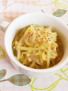 レンジで簡単☆あんかけ塩もやし。-レシピのメイン写真