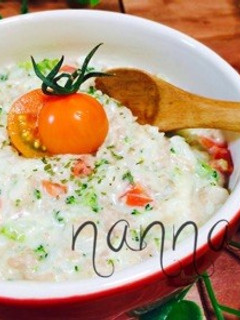 冷凍ご飯で♡あっという間にチーズリゾット-レシピのメイン写真