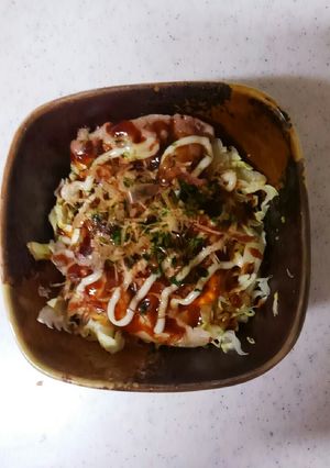 お好み焼きサラダ-レシピのメイン写真