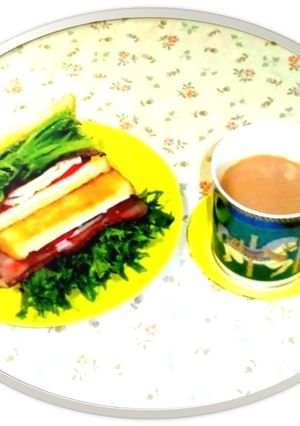 ラーマ バターの風味でトーストサンド-レシピのメイン写真