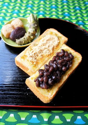 ✿静岡～わさび漬香るあべかわ餅風トースト-レシピのメイン写真