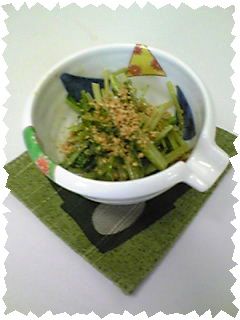 水菜の胡麻和え-レシピのメイン写真