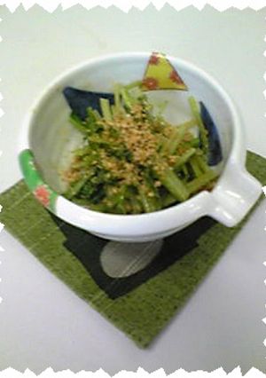 水菜の胡麻和え-レシピのメイン写真