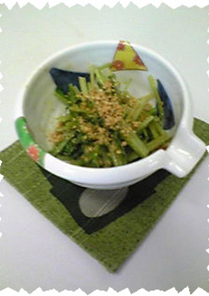 水菜の胡麻和え-レシピのメイン写真