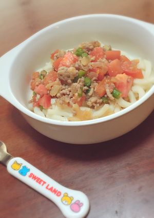 簡単★トマトのジャージャーうどん-レシピのメイン写真