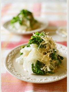 菜の花と新玉ねぎの和え物-レシピのメイン写真