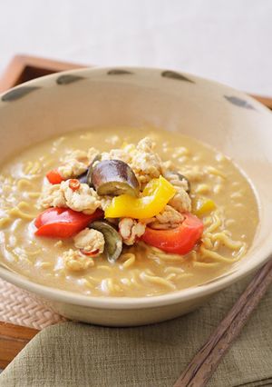 タイカレー風豆乳ラーメン-レシピのメイン写真