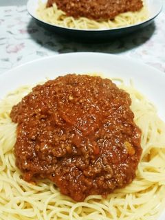 ミート缶を使った本格的なミートソース-レシピのメイン写真