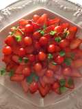 Cherry and strawberry Tarte