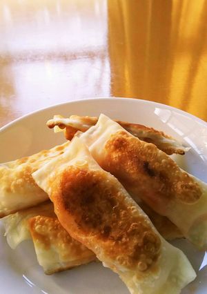 箸が止まらない♪チキン&チーズ焼き餃子-レシピのメイン写真