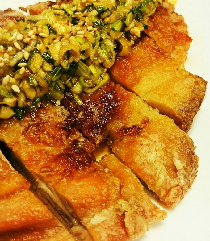 カリカリ鶏もも肉の香味ソースがけ-レシピのメイン写真