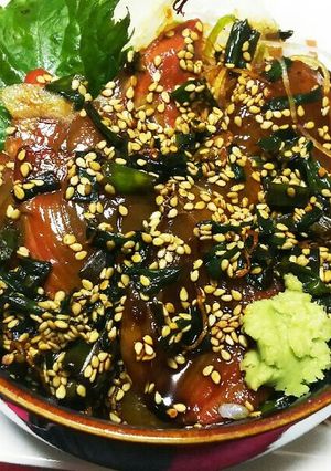 お刺身漬け丼-レシピのメイン写真