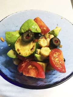 アボガドとズッキーニサラダ-レシピのメイン写真