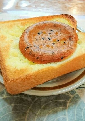 from静岡県富士市☆甘口がんもトースト-レシピのメイン写真
