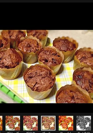 ホイップクリームで！本格チョコマフィン♪-レシピのメイン写真