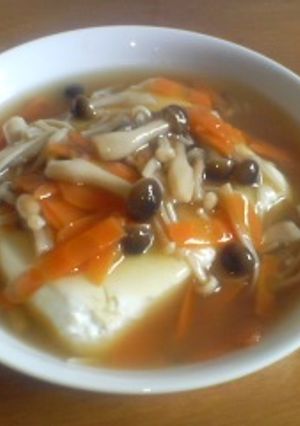 簡単！美味しい！あんかけ豆腐☆-レシピのメイン写真