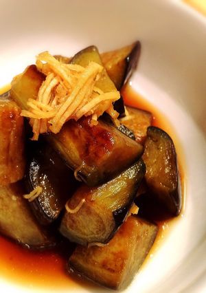 茄子の揚げ焼き浸し＠ごはんの友-レシピのメイン写真