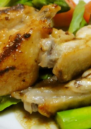 鶏手羽中の酢醤油焼き-レシピのメイン写真