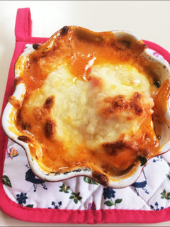 簡単☆トマトとほうれん草のグラタン-レシピのメイン写真