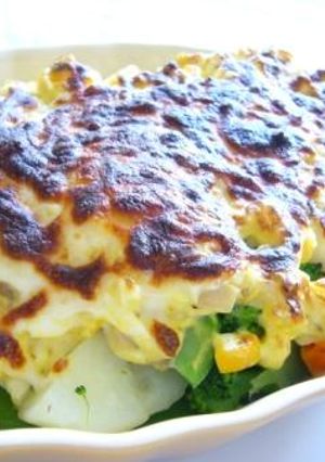 ♡たっぷり野菜のタルタルソール焼き♡-レシピのメイン写真