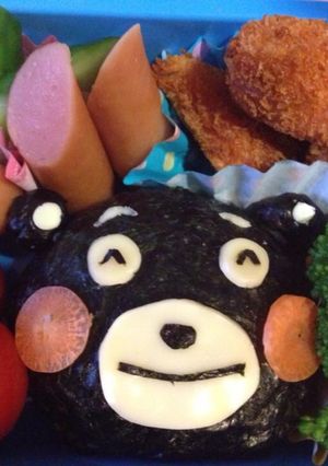 ☆キャラ弁☆くまもん-レシピのメイン写真