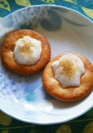 簡単カナッペ～甘酒ヨーグルト＋シナモン～-レシピのメイン写真