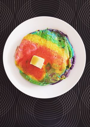 かわいいカラフルパンケーキ-レシピのメイン写真