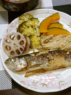 ニジマスと根菜の味噌焼き-レシピのメイン写真