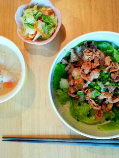 甘辛だれの豚丼♪-レシピのメイン写真