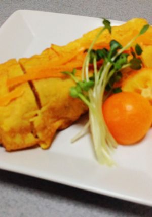 玉子焼き♡きんかんの香り♪-レシピのメイン写真