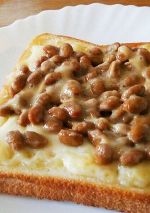 納豆チーズトースト-レシピのメイン写真