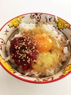 チャンジャwith卵かけご飯-レシピのメイン写真
